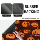 Axyaa Halloween Head Square Dry Mat for Bathroom and Kitchen Tables