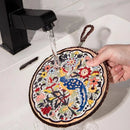 Axyaa Non-slip Enamel Casserole Mat for Heat Insulation and High Temperatures