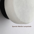 Axyaa Marble Round Wall Lamp: Nordic Modern LED High-end Fixture