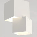 Axyaa Cream Cube Pendant Light - Modern Minimalist Style for Living Room, Bedroom, Study & Dining Area