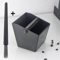Axyaa Coffee Knock Box Container with Brush - Barista Quality Waste Recycling Bin