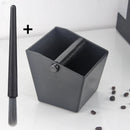 Axyaa Coffee Knock Box Container with Brush - Barista Quality Waste Recycling Bin