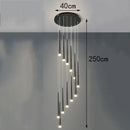 Axyaa Modern Pendant Light LED Chandelier for Indoor Dining Room Lighting