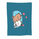 Axyaa Bear and Panda Soft Throw Blanket for Decorative Sofa - Bubu Dudu Balloon
