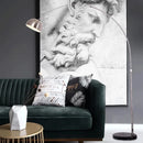 Axyaa Marble Fishing Floor Lamp - Modern Minimalist Design