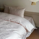 Axyaa Cotton Satin Jacquard Duvet Cover Set - Queen Size Luxury Bedding Set