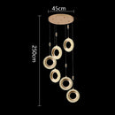 Axyaa Crystal Pendant Light for Luxury Home Decoration and Dining Room Lighting