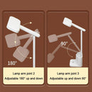 Axyaa LED Desk Lamp: Dimmable Touch Night Light, USB Rechargeable, Eye Protection, Foldable