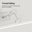 Axya LED Bathroom Mirror Lamp in Black/White Finish