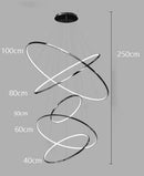 Axyaa Modern Crystal Chandelier - Elegant Staircase and Dining Room Lighting