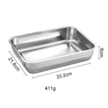 Stainless Steel Barbecue Tray Organizer by Axyaa
