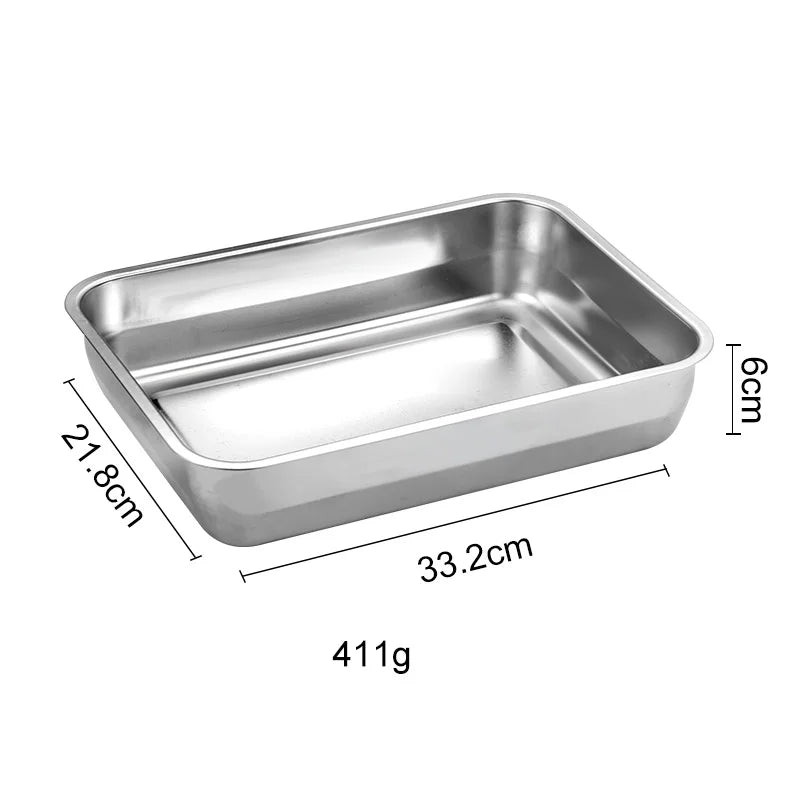 Stainless Steel Barbecue Tray Organizer by Axyaa