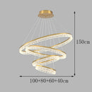 Axyaa Modern LED Pendant Light Chandeliers for Living Room and Dining Room