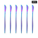 Axyaa Stainless Steel Colorful Cutlery Set with Cracked Handle - Portuguese Style