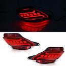 Axyaa Rear Bumper Reflector Lights for Lexus RX Dynamic Turn Signal Brake