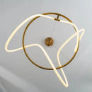 Axyaa Modern Minimalist LED Chandelier for Dining Table Kitchen Living Room