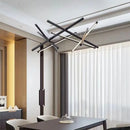Axyaa Geometric Rotating Branch Chandelier for Nordic Living Room Hall Bedroom