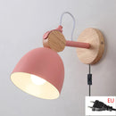 Axyaa Wooden E27 Wall Lamp Sconce for Indoor Home Decoration