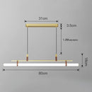 Axyaa Nordic Restaurant Pendant Light - Minimalist Luxury Strip Light