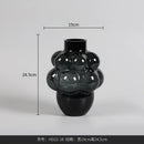 Axyaa Grey Grape Vase: Elegant Art Decor for Living Room, Dining Table, TV Cabinet