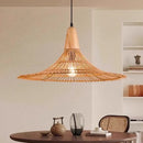 Axyaa Vintage Rattan Pendant Chandelier for Bedroom & Dining Room