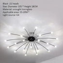 Axyaa Nordic Glass Starry Sky Ceiling Light - Modern Home Art Lighting