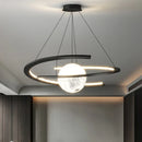 Axyaa Modern LED Pendant Chandelier Lighting for Home Decor and Dining Room