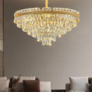 Axyaa Crystal Chandelier Pendant Light for Living & Dining Room, Luxury Ceiling Lighting