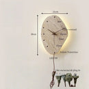 Axyaa LED Travertine Wall Sconce Lamp with Pull Chain Switch