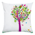 Axyaa Tree Pattern Office Chair Cushion Cover