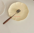 Axyaa Ceramic Dining Plates Set - High-End & Exquisite Breakfast Dessert Tea Plates