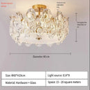 Cream French Ceiling Lamp for Romantic Rooms by Axyaa