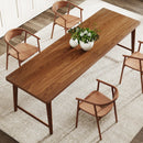 Axyaa 78.7-Inch Mid-Century Modern Dining Table for 6-8 People