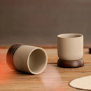 Axyaa Camellia Stoneware Coffee Cup Set