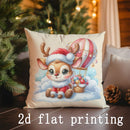 Axyaa Christmas Pillow Covers: Cute & Festive Pattern for Sofa, Bedroom, Car