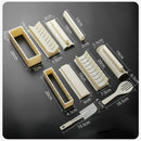 Axyaa Sushi Molds Set with Shovel: Heart/Round/Square Shapes, DIY Tools for Home Sushi Making