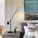 Axyaa Industrial Swing Arm Table Lamp for Modern Living Room Bedroom Office Café