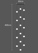 Axyaa Modern Dining Room Pendant Light Indoor LED Chandelier Ceiling Lamp