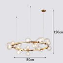 Axyaa Elegant Crystal Chandelier Dining Room Ceiling Pendant Lights