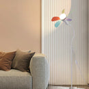 Axyaa Colorful Petals Acrylic LED Electric Fan Floor Lamp