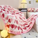 Axyaa Milk Flannel Printed Blanket