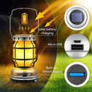 Axya Solar Lantern: Waterproof Rechargeable Camping Light with Emergency Power Bank