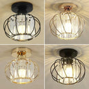 Axyaa Crystal Luxury Ceiling Light for Kitchen & Dining Room, Modern Minimalist Design