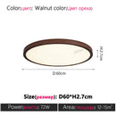 Axyaa Modern Simple LED Ceiling Lamp Ultra-Thin Eye Protection for Bedroom Balcony Study