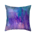 Axyaa Blue Purple Polyester Pillow Case Throw Pillow Cover