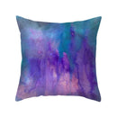 Axyaa Blue Purple Polyester Pillow Case Throw Pillow Cover