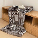 Axyaa Cotton Gauze Shawl Travel Blanket Multi-layer Sofa Towel Adult Blanket