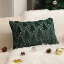 Axyaa Embroidered Cushion Cover for Christmas Home Decor