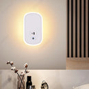 Axyaa LED Touch Dimming Wall Light with USB Charging Port for Bedroom and Living Room