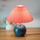 Axyaa Ceramic Desk Lamp Girl Bedroom Bedside Table Lamp Nordic Wedding Children's Room Gift